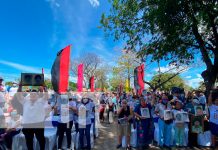 Managua: homenaje a héroes y mártires de San José de las Mulas Celebración a héroes y mártires de Matagalpa en Managua