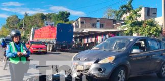Motociclista lesionado al impactar con un taxi en Juigalpa, Chontales