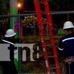 ENATREL rehabilita alumbrado público en barrios de Managua ENATREL rehabilita alumbrado público en barrios de Managua