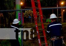 ENATREL rehabilita alumbrado público en barrios de Managua ENATREL rehabilita alumbrado público en barrios de Managua