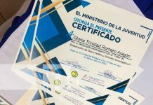 Entregan reconocimiento a jóvenes bibliotecarios de Nicaragua Fomentar en la juventud de Nicaragua, la lectura