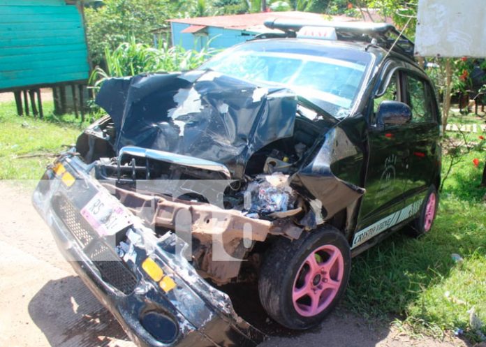 Cuatro lesionados en accidente de tránsito en Bluefields