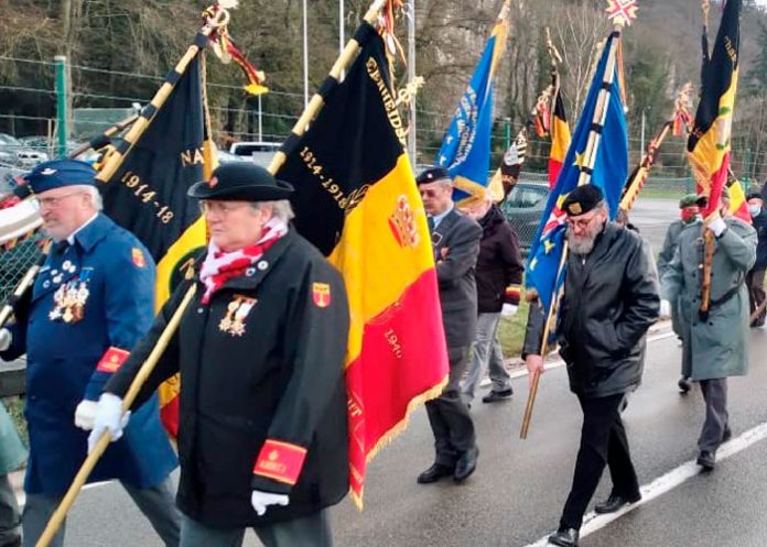 Nicaragua en desfile de federación de veteranos en Bélgica
