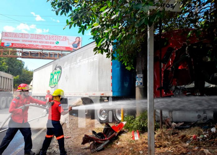Dos personas resultan lesionadas tras accidente de tránsito en Rivas