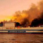 ¡Terrible! Se incendia un ferry en las islas de Grecia (VIDEO) Se incendia un ferry en las islas de Grecia