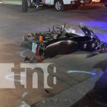 Borracho provoca triple colisión, en Sabana Grande, Managua Accidente en Managua provoca triple colisión