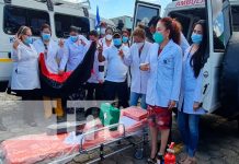 Renuevan flota de ambulancias en hospitales de Nicaragua