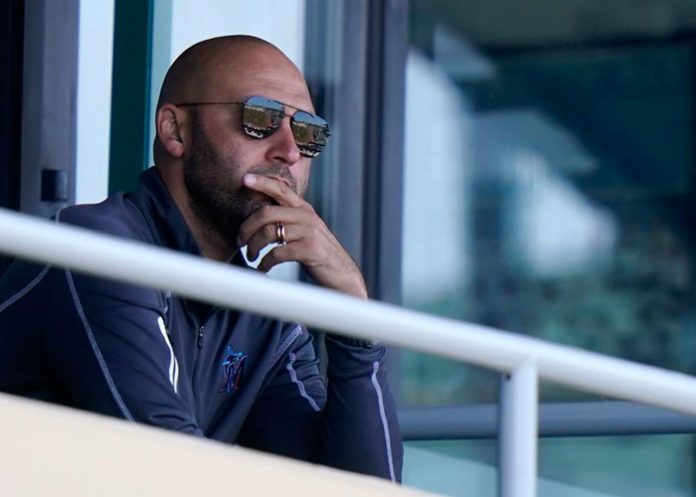 derek, jeter, béisbol, grandes, ligas, miami, marlins,