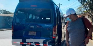 Accidente en Jinotepe.