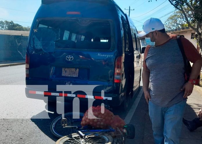 Accidente en Jinotepe.