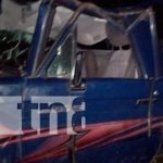 Vuelco de camioneta deja varios lesionados en comunidad Las Mulas, Matiguás Accidente de tránsito con camioneta en Matiguás