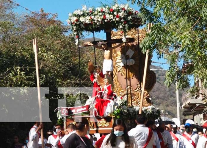 Procesión por Jesús de la Caridad en La Trinidad, Estelí