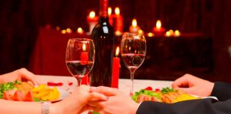 Ejemplo de cena romántica para San Valentín (encuesta)