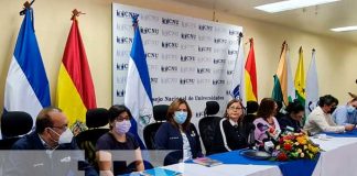 Conferencia de prensa del CNU Nicaragua