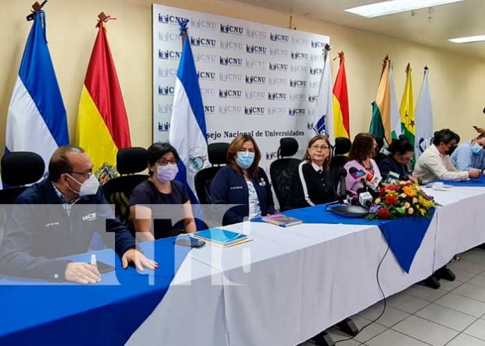 Conferencia de prensa del CNU Nicaragua