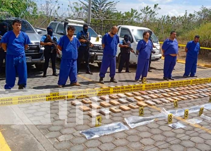 Operativo en Nagarote que permitió incautación de cocaína