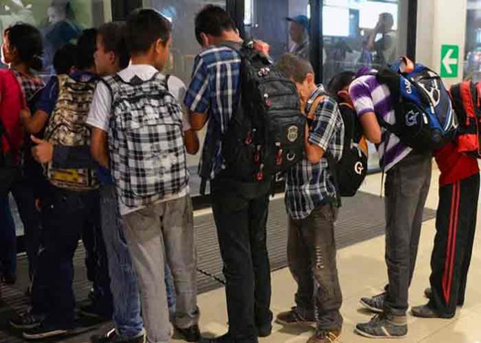 La deportación de niños al norte de Centroamérica incremento un 92%