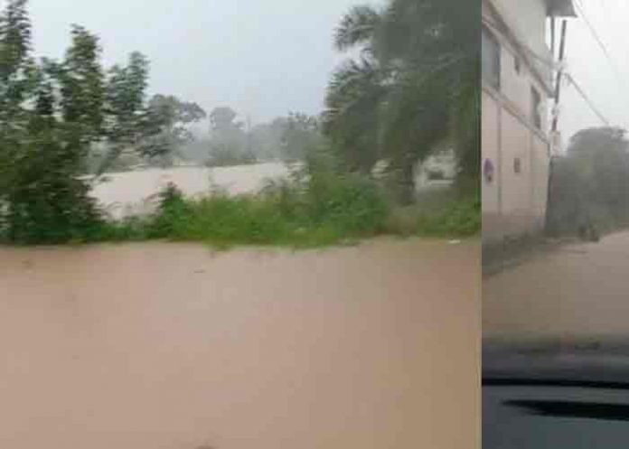 Lluvias desbordan ríos en tres departamentos de Honduras