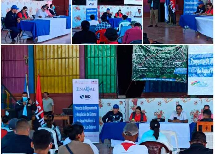 ENACAL entrega sitio para las obras de mejoramiento de agua en Madriz