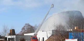 Incendio en imprenta de Francia