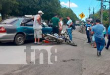 Accidente de tránsito en Managua