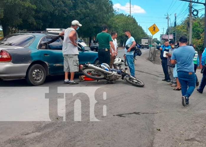 Accidente de tránsito en Managua