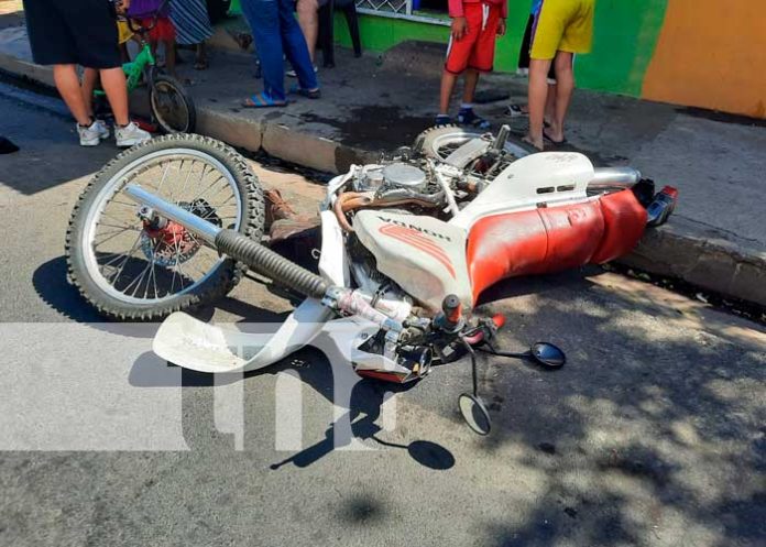Accidente de tránsito cerca del Olof Palme, Managua