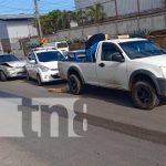 Choque sobre choque: Aparatoso accidente en Sabana Grande, Managua Accidente de tránsito en Sabana Grande, Managua