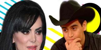 Maribel Guardia y su hijo