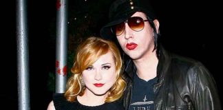 Madre de Evan Rachel Wood llama "depredador" a Marilyn Manson