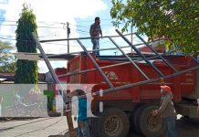 Entrega de materiales para mejora de viviendas en Managua