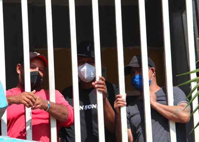 migrantes-detenidos- Migrantes detenidos en Tapachula, México