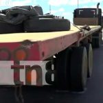 Trágica muerte de motociclista tras impactar con rastra en el 7 Sur, Managua Escena de mortal accidente de tránsito en el 7 Sur, Managua