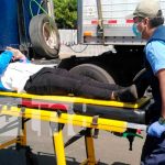 Exceso de velocidad, mayor causa de accidentes mortales en Nicaragua Escena de accidente de tránsito en Nicaragua