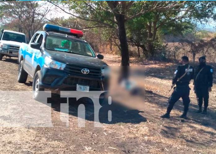 Escena del accidente mortal en León