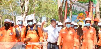 Preparación para evitar incendios forestales desde Nagarote, León