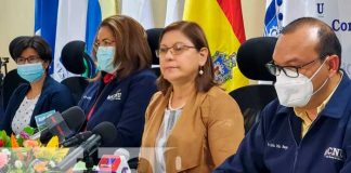 Conferencia de prensa del CNU en Nicaragua