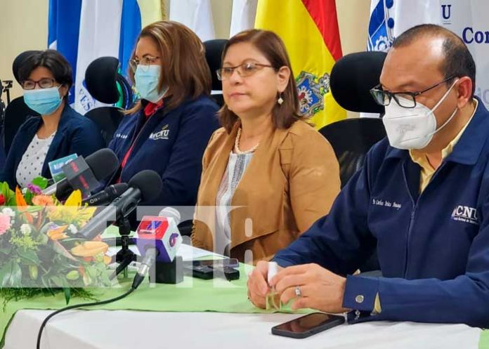 Conferencia de prensa del CNU en Nicaragua
