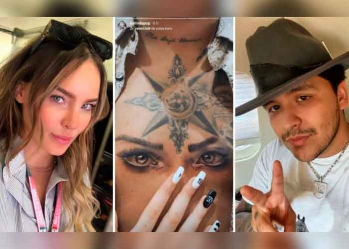 ¡Adiós amor! Christian Nodal se borra los tatuajes de Belinda