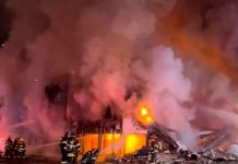 ¡Boom! Fuertes llamas tras explosión de camión en Nueva York ¡Boom! Fuertes llamas tras explosión de camión en Nueva York