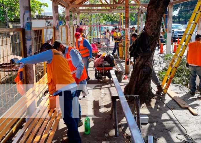 parada-bus-03 Remodelación en paradas de buses en Managua