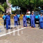 Presentación de sujetos que fueron capturados en Nicaragua