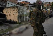 Ocho muertos en operación policial contra narcotraficantes, Rio de Janeiro