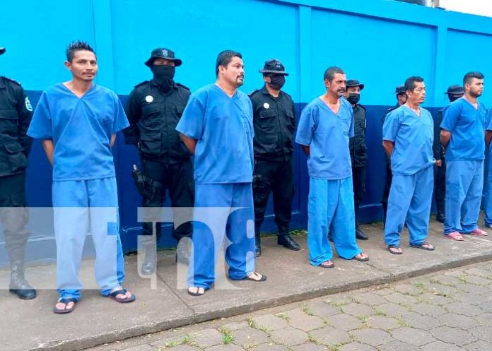 Supuestos delincuentes que capturaron en Río San Juan