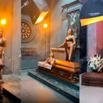 ¡No hay respeto! funeraria en Rusia promociona ataúdes con modelos sexys ¡No hay respeto! funeraria en Rusia promociona ataúdes con modelos sexys
