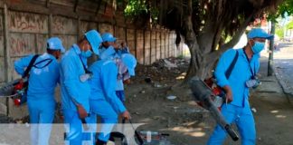 Jornada de fumigación del MINSA en barrios de Managua