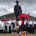Comunidad educativa de Boaco rinde honores al General Sandino Homenaje a Sandino desde Boaco