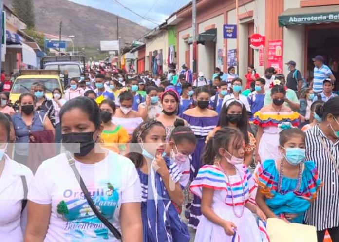 Caminata en honor a Sandino en Ocotal