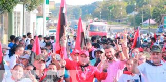 Conmemoración a Sandino desde Siuna