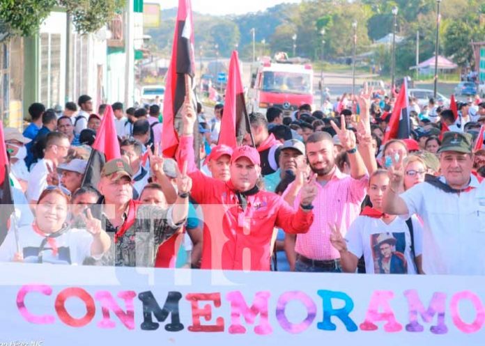Conmemoración a Sandino desde Siuna